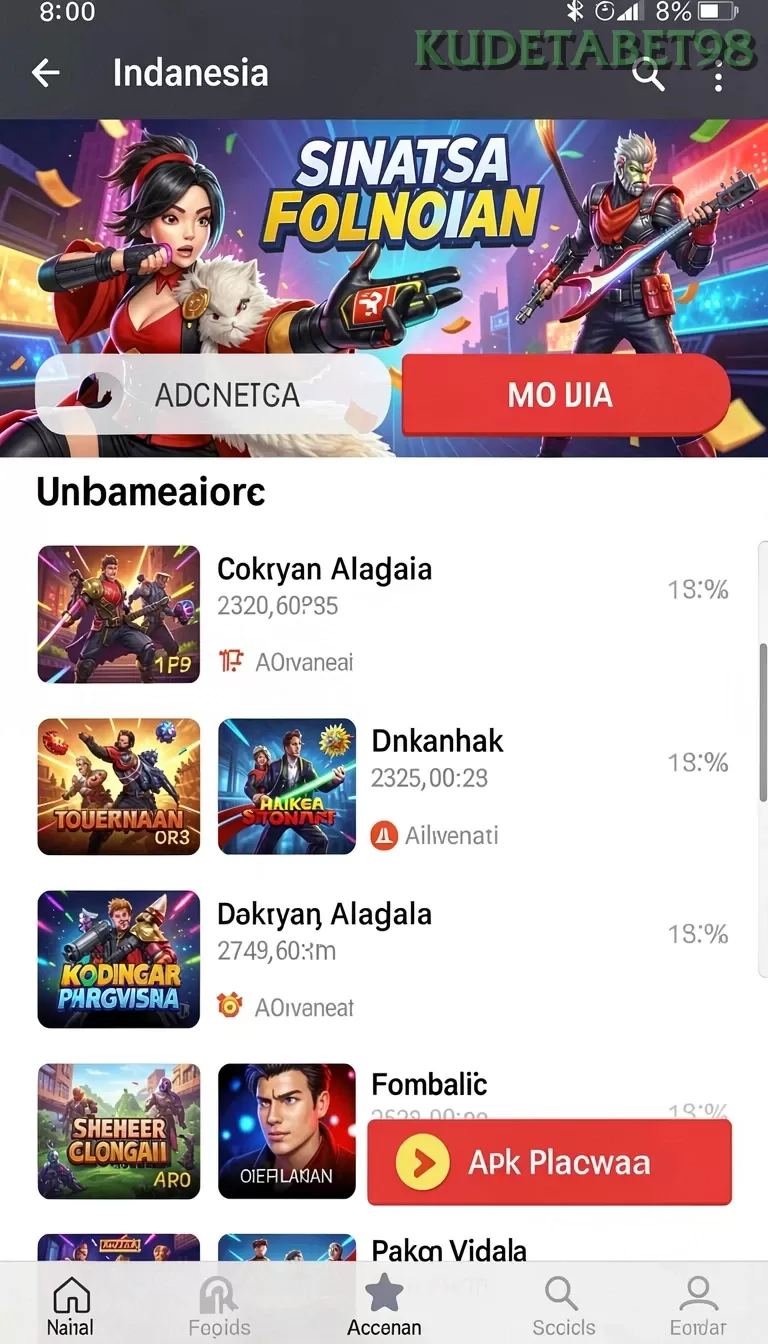 Cuplikan layar F08 — pengaturan akun