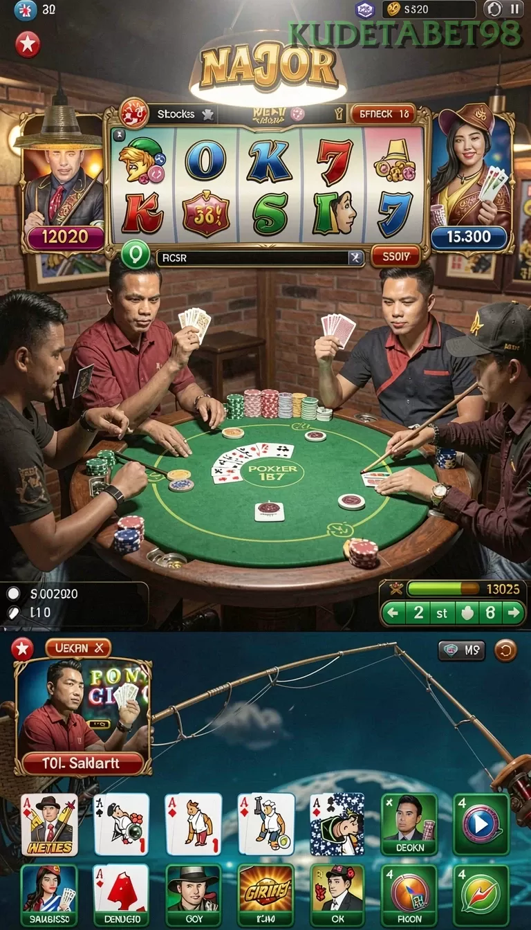 Cuplikan layar INOVA77 — menu navigasi
